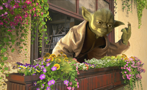 Yoda Flipoff